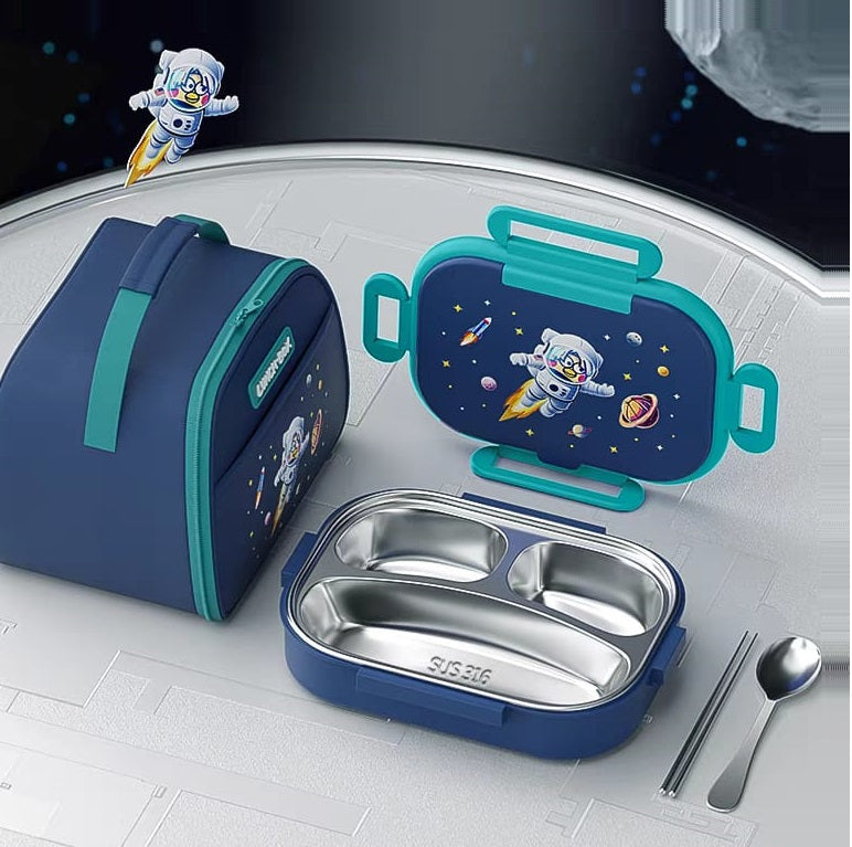 BentoPro 3 Tier Stainless Steel Lunch Box with Insulated Bag